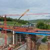 Baustelle an der Neckartalbrücke Horb
