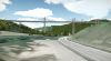 Visualisierung der Neckartalbrücke in Blickrichtung West